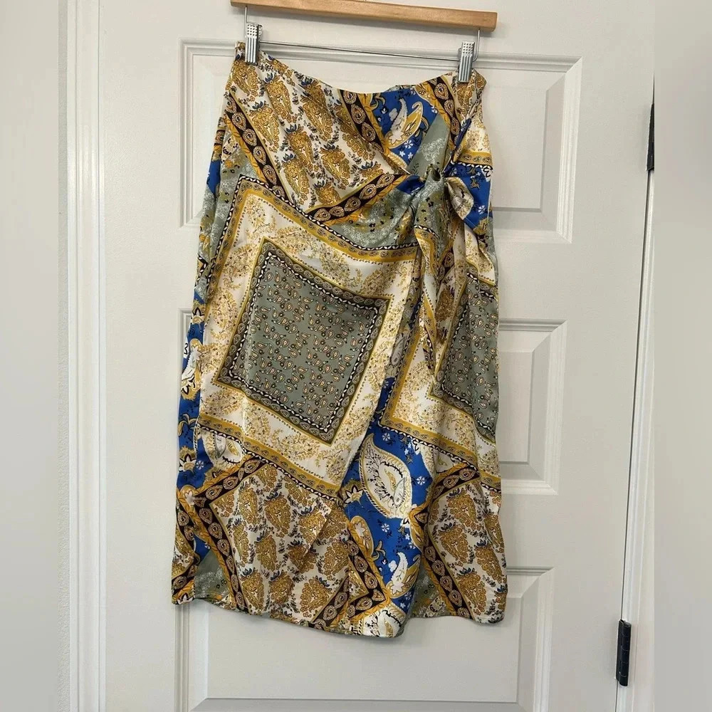 Zaful Bandana wrap skirt
